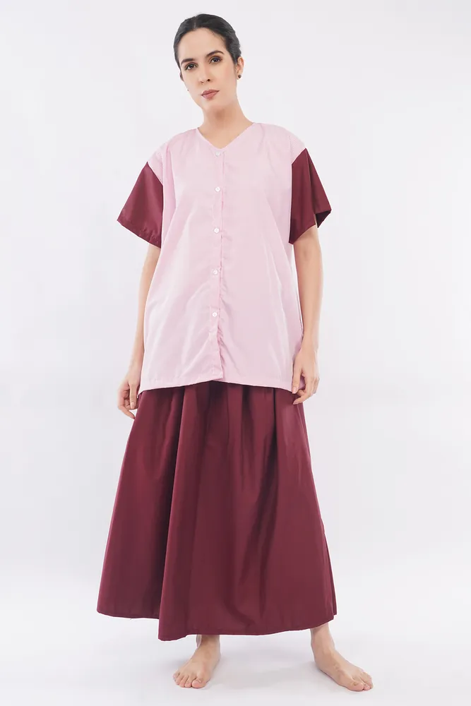 Premium Womens Patient Dress Lotus